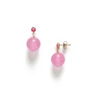 ANNI LU Pink Bubbles Øreringe Guldbelagt Messing 241-30-73