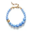 ANNI LU Float Lace Agate Armbånd Guldbelagt Messing 252-10-20