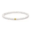 Gaura Natural Pearls Pearl Armbånd Guldbelagt Sølv 252-29B