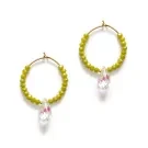ANNI LU Cosmic Cactus Hoop Pale Øreringe Guldbelagt Messing 252-30-41