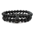 Auxere Double Crown Armbånd Sten KXD0144