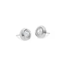 Calvin Klein Twisted Bezel Solitaire Øreringe Rustfrit Stål 35000771