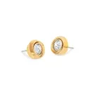 Calvin Klein Twisted Bezel Solitaire Øreringe Rustfrit Stål 35000772