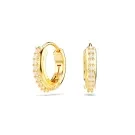 Swarovski Matrix Hoop Øreringe Guldbelagt Metal 5697228