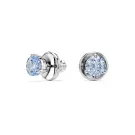 Swarovski Solitaire Stud Øreringe Sølvbelagt Metal 5725002