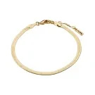 Pilgrim JOANNA Flat Snake Armbånd Guldbelagt Rustfrit Stål 632212002