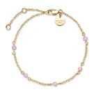 Rosefield 5 Stone Bracelet Armbånd Guldbelagt Rustfrit Stål JBPSG-J813