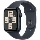 Pre-owned Apple Watch SE GPS 44mm Midnight Aluminium Sport Band M/L MXEK3