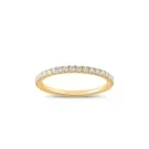 Alier Studio Astra Diamond Half Eternity Ring Guld 0,32 ct. AS001