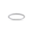 Alier Studio Astra Diamond Half Eternity Ring Hvidguld 0,32 ct. AS002