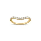 Alier Studio Elara Diamond Twist Ring Guld 0,391 ct. AS003