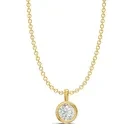 Alier Studio Elise Diamond Solitaire Halskæde Guld 0,25 ct. AS007