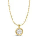 Alier Studio Elise Solitaire Halskæde Guld 0,50 ct. AS008