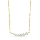 Alier Studio Ava Diamond Cluster Halskæde Guld 0,33 ct. AS010