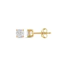Alier Studio Aura Diamond Studs Øreringe Guld 0,50 ct. AS013