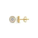 Alier Studio Sol Diamond Studs Øreringe Guld 1,04 ct. AS017