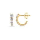 Alier Studio Elara Diamond Hoop Øreringe Guld 0,992 ct. AS019