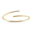 Alier Studio Luna Diamond Bangle Armbånd Guld 0,33 ct. AS023