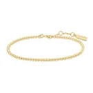 Ania Haie Beaded Armbånd Guldbelagt Sølv B063-03G