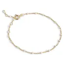 Enamel Lola Daisy Armbånd Guldbelagt Sølv B66G_2-2