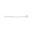 Enamel Extender Chain Halskæde Sølv B69S