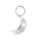 Jane Kønig Big Half Moon Creole Ørering Single Sølv BHMC-XJK24-1-S
