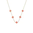 SKØR Clove Pink Halskæde Rustfrit Stål SK0021