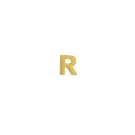 IX Studios Letter Ørering Single Guldbelagt Sølv DMB0352RGD
