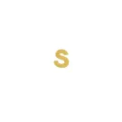 IX Studios Letter Ørering Single Guldbelagt Sølv DMB0352SGD