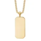 Captena Dogtag Halskæde Rustfrit Stål DU10059