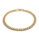 Captena Panzer Golden Steel Bracelet 5 mm Armbånd Rustfrit Stål DU20016