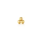 Ania Haie Triple Ball Barbell Ørering Single Guldbelagt Sølv E035-03G