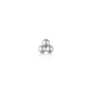 Ania Haie Triple Ball Barbell Ørering Single Sølv E035-03H