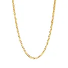 Demo IX Studios Curb Necklace 22 ct. Goldplated Silver DMMGD110GD45