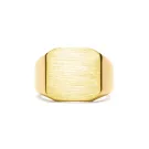 IX Studios Octagon Signet Ring Guldbelagt Sølv DMN0290GD