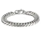 Auxere Panzer Armbånd Rustfrit Stål KXD0194
