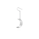 Jane Kønig Half Moon NO. 2 Pearl Earring Ørering Single Rustfrit Stål HMPE-AW26-SS-S