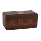 Karlsson Alarm clock Block w. phone charger Vækkeur KA5933DW