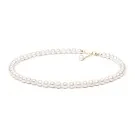 Gaura Natural Pearls Pearl Halskæde Guldbelagt Sølv PYFARW685