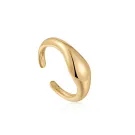Ania Haie Making Waves Ring Guldbelagt Sølv R044-02G