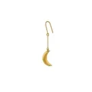 Jane Kønig Small Half Moon NO. 2 Ørering Single Guldbelagt Rustfrit Stål SHME-AW26-SS-G