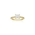 Sif Jakobs Ellera Quadrato Ring Guldbelagt Sølv SJ-R42280-CZ-YG