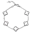 SKØR Clove White Armbånd Rustfrit Stål SK0035