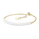 Gaura Natural Pearls Pearl Armbånd Guldbelagt Sølv SK19221GYB
