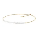 Gaura Natural Pearls Pearl Halskæde Guldbelagt Sølv SK19221GYN