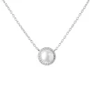 Gaura Natural Pearls Pearl Halskæde Sølv SK21247N