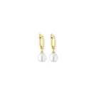 Gaura Natural Pearls Pearl Øreringe Guldbelagt Sølv SK26349GYEL