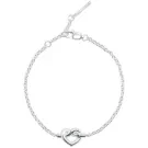 Jane Kønig Tied Heart Bracelet Armbånd Sølv THB-AW25-S