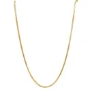 Tom Morris Flat Chain Halskæde Guldbelagt Rustfrit Stål TM00033