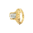 House of Vincent Paragon Gaze Ametyst Ring Guldbelagt Sølv VJ133-URG-GA